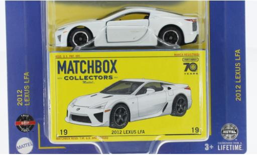 Modelauto Lexus LFA Base wit 2012 1/64 Matchbox