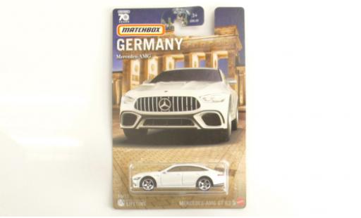 Modelauto Mercedes AMG GT Base 63S metallic wit 1/64 Matchbox