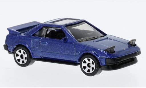 Modelauto Toyota MR2 AW11 2 blauw 1984 1/64 Matchbox