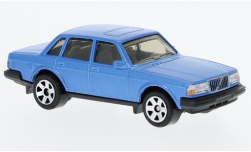 Modelauto Volvo 240 Base blauw 1/64 Matchbox