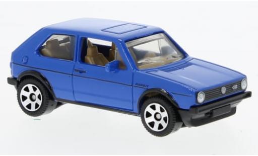 Modelauto Volkswagen Golf GTI I blauw 1/64 Matchbox