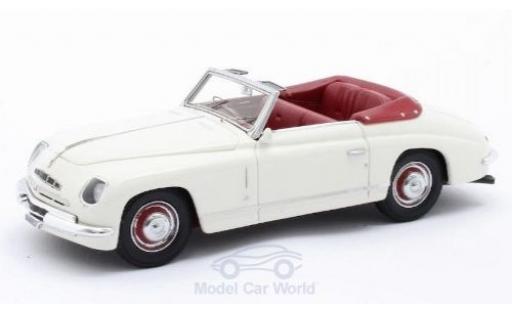 Modelauto Alfa Romeo 6C 2500 Ghia Cabriolet wit RHD 1947 1/43 Matrix