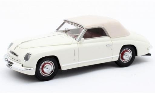 Modelauto Alfa Romeo 6C 2500 Ghia Cabriolet wit RHD 1947 kap ferm&Atilde;&copy; 1/43 Matrix