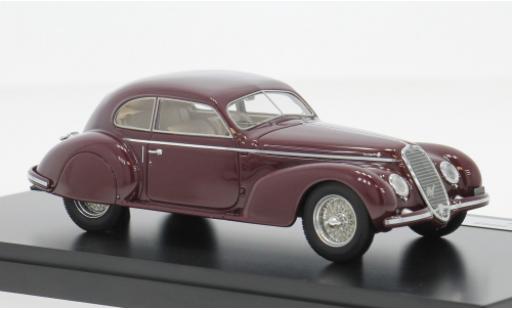 Modelauto Alfa Romeo 6C 2500 2500S Sedan Touring rood 1939 1/43 Matrix