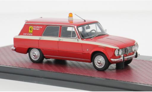 Modelauto Alfa Romeo Giulia Berlina (Typ 105) 1962 Scuderia Ferrari 1/43 Matrix