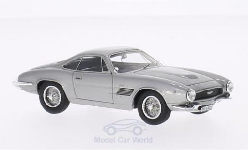 Modelauto Aston Martin DB2/4 saloon Jet Bertone metallic grijs 1/43 Matrix