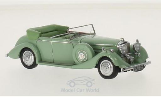 Modelauto Bentley 4.5 cabriolet 425 litre All Weather Tourer groen RHD Thrupp & Maberly 1937 1/43 Matrix