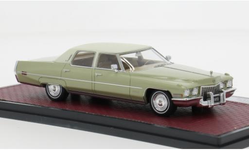 Modelauto Cadillac Fleetwood Sixty Special Brougham beige 1972 1/43 Matrix