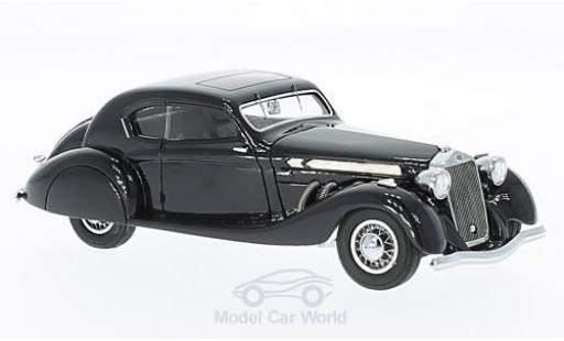 Modelauto Delage D8-120 Coupe Aerosport Letourneur & Marchand zwart RHD 1937 1/43 Matrix
