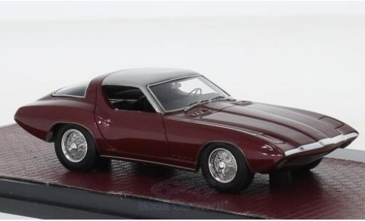 Modelauto Ford Cougar Concept II rood/grijs 1963 #CSX2008 1/43 Matrix