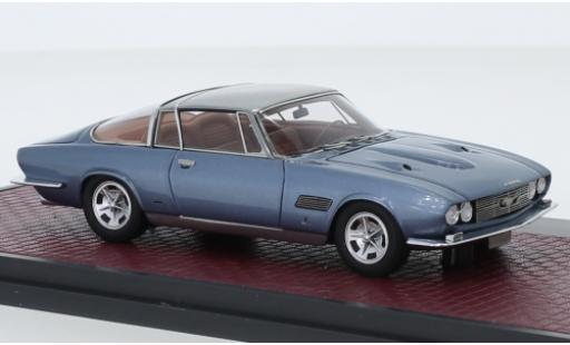 Modelauto Ford Mustang Concept Bertone metallic blauw/grijs 1965 Automobile Quarterly 1/43 Matrix