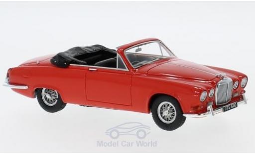 Modelauto Jaguar 420 Harold Radford Convertible Cabriolet rood RHD 1967 1/43 Matrix