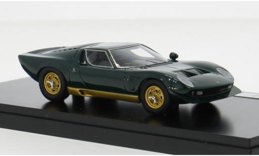 Modelauto Lamborghini Miura P400 S groen 1969 1/43 Matrix