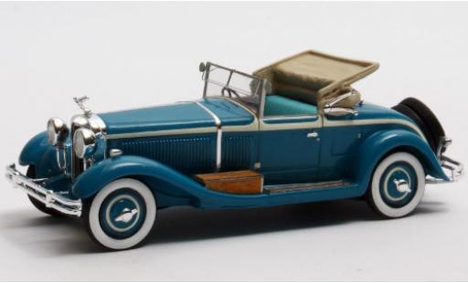 Modelauto Isotta Fraschini SS Castagna 8A Roadster blauw RHD 1929 1/43 Matrix