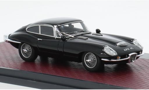 Modelauto Jaguar E-Type Coupe Coombs Italsuisse Frua zwart RHD 1966 1/43 Matrix