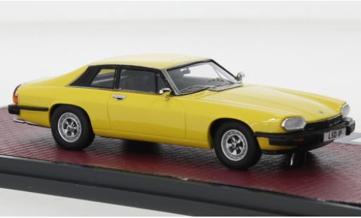 Modelauto Jaguar XJ Base -S geel RHD 1969 1/43 Matrix