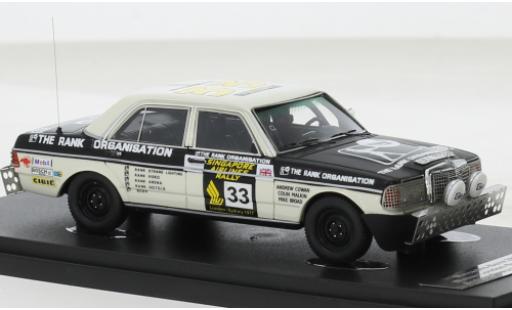 Modelauto Mercedes 280 Coupe E (W123) No.33 The Rank Organisation-Daimler-Benz AG London-Sydney Marathon 1977 1/43 Matrix