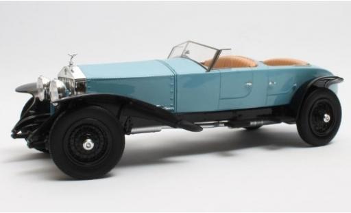 Modelauto Rolls Royce Phantom Experimental Vehicle by Barker blauw /zwart RHD 1926 1/18 Matrix