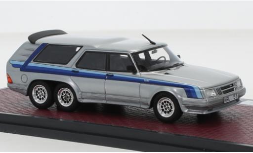 Modelauto Saab 906 Base 6 Turbo Concept grijs 1984 1/43 Matrix