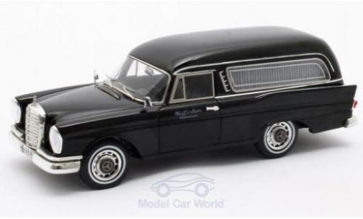 Modelauto Mercedes 220 Base SE (W111) Pollmann zwart 1966 1/43 Matrix