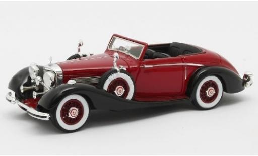 Modelauto Mercedes 540 Roadster K Lancefield rood/zwart RHD 1938 No.169317 1/43 Matrix