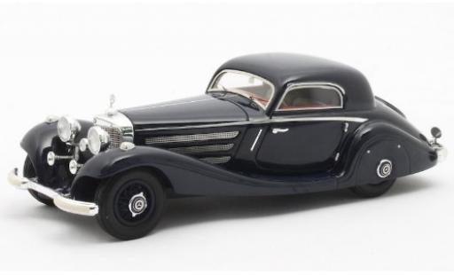 Modelauto Mercedes 540 Coupe K (W29) Spezial blauw 1936 Fahrgestell-Nr.154139 1/43 Matrix