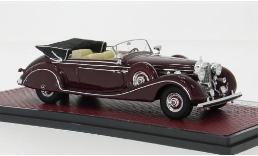 Modelauto Mercedes 770 Cabriolet K (W150) B rood 1939 1/43 Matrix