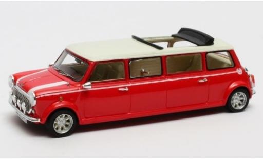 Modelauto Mini Cooper Base Sedan rood/wit RHD 1995 1/43 Matrix