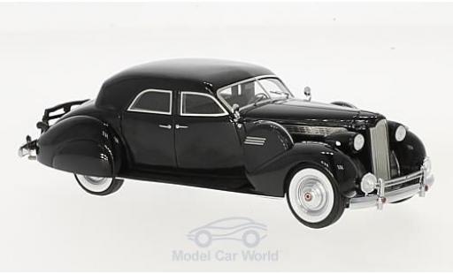 Modelauto Packard Super 8 Darrin Sport Sedan by zwart 1940 1/43 Matrix