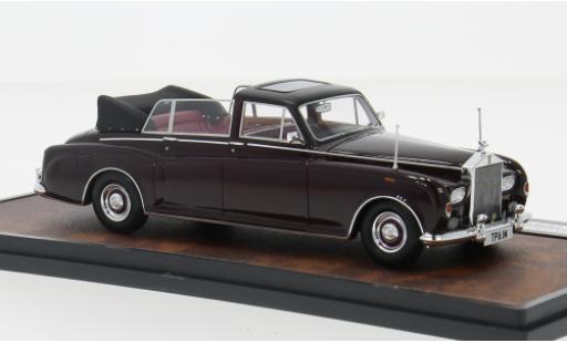 Modelauto Rolls Royce Phantom Landaulet VI rood 1973 1/43 Matrix