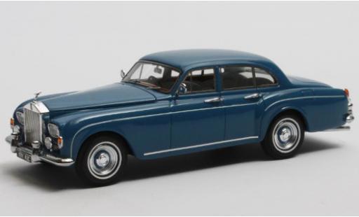 Modelauto Rolls Royce Silver Cloud Flying Spur III H.J.Mulliner blauw RHD 1965 1/43 Matrix