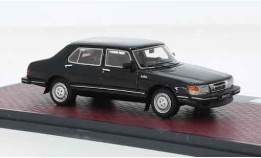 Modelauto Saab 900 CD Turbo zwart 1981 1/43 Matrix