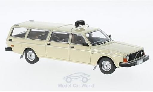 Modelauto Volvo 245 Base Transfer beige Taxi 1/43 Matrix