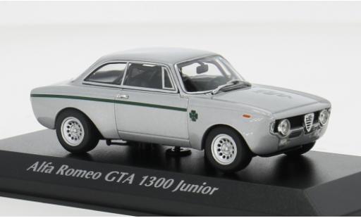 Modelauto Alfa Romeo Giulia gt junior 1300 A grijs 1968 1/43 Maxichamps