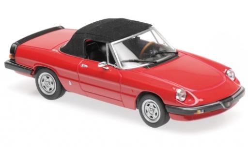 Modelauto Alfa Romeo Spider Duetto duetto rood 1983 1/43 Maxichamps