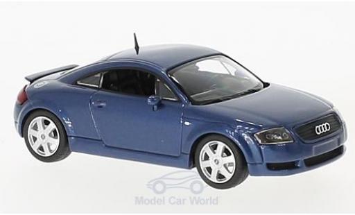 Modelauto Audi TT coupe metallic blauw 1998 1/43 Maxichamps