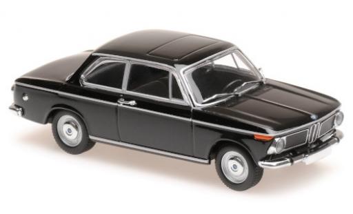 Modelauto Bmw 1600 berline zwart 1968 1/43 Maxichamps