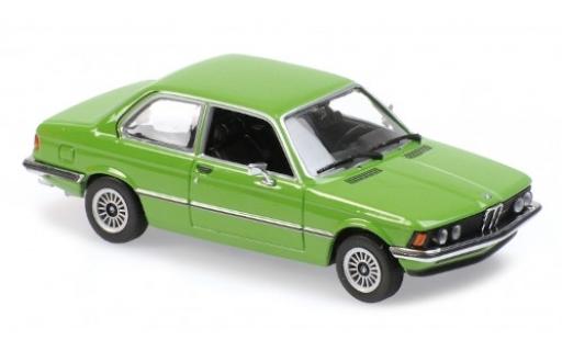 Modelauto Bmw 323 coupe i (E21) groen 1975 1/43 Maxichamps