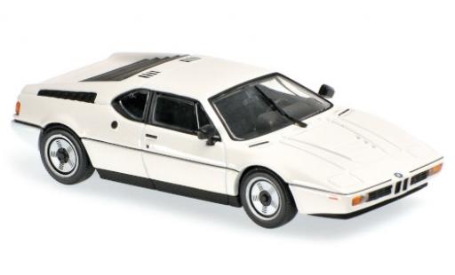 Modelauto Bmw M1 1979 wit 1/43 Maxichamps