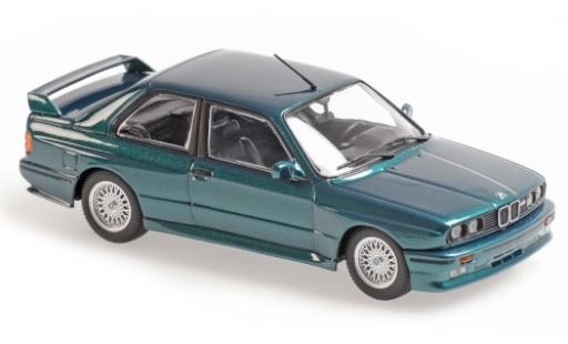 Modelauto Bmw M3 coupe (E30) metallic groen 1987 1/43 Maxichamps