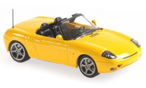 Modelauto Fiat Barchetta Roadster geel 1995 1/43 Maxichamps