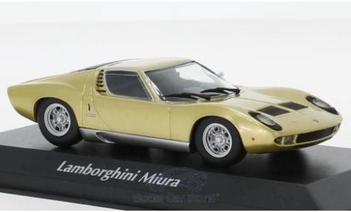 Modelauto Lamborghini Miura Base gold 1966 1/43 Maxichamps