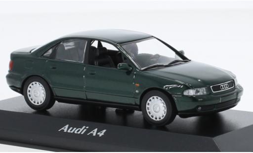 Modelauto Audi A4 berline metallic groen 1995 1/43 Maxichamps