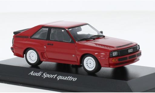 Modelauto Audi Sport Quattro coupe rood 1984 1/43 Maxichamps