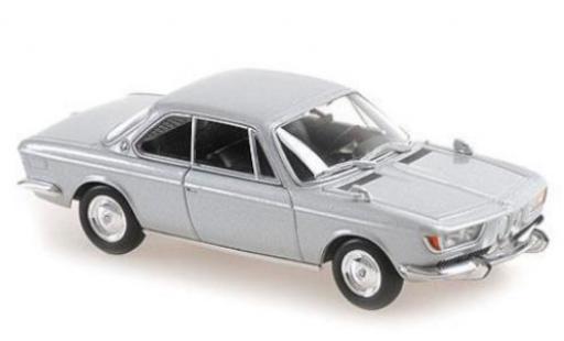 Modelauto Bmw 2000 CS grijs 1967 1/43 Maxichamps