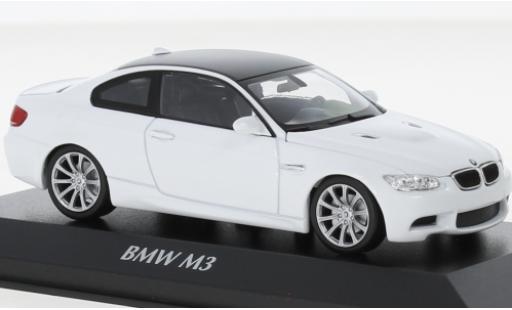 Modelauto Bmw M3 coupe (E92) wit 2008 1/43 Maxichamps