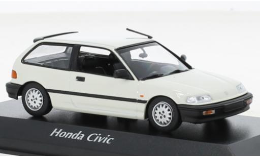 Modelauto Honda Civic Base wit 1990 1/43 Maxichamps