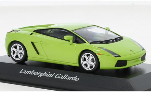Modelauto Lamborghini Gallardo Base metallic groen 2003 1/43 Maxichamps