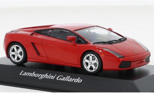 Modelauto Lamborghini Gallardo Base rood 2003 1/43 Maxichamps