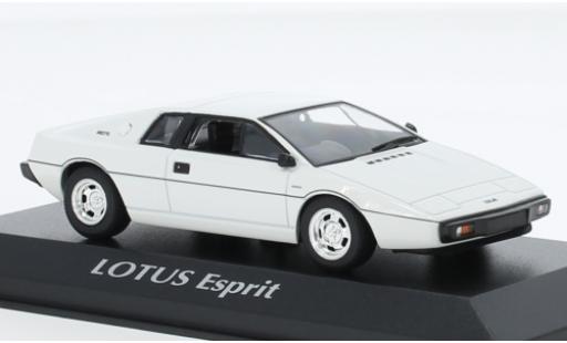 Modelauto Lotus Esprit Base Turbo wit 1978 1/43 Maxichamps